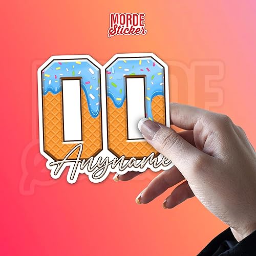 Miniatura 66 de Calcomanía con nombre personalizado, calcomanía de casco de béisbol y sóftbol, calcomanías de vinilo troqueladas para casco duro, laptop, botella