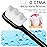 VEGOLS Adult Extra Soft Toothbrush with 20000 Soft Bristles, (Pack of 6) Micro Nano Manual Toothbrushes for Protect Sensitive Gums, Black/White