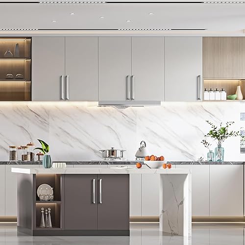 Vista 122 de Asidrama 10 Pack 7.5 Inch(192mm) Brushed Brass Cabinet pulls Kitchen Cabinet Handles, Cabinet Pulls Kitchen Cabinet Hardware for Cupboard Drawer