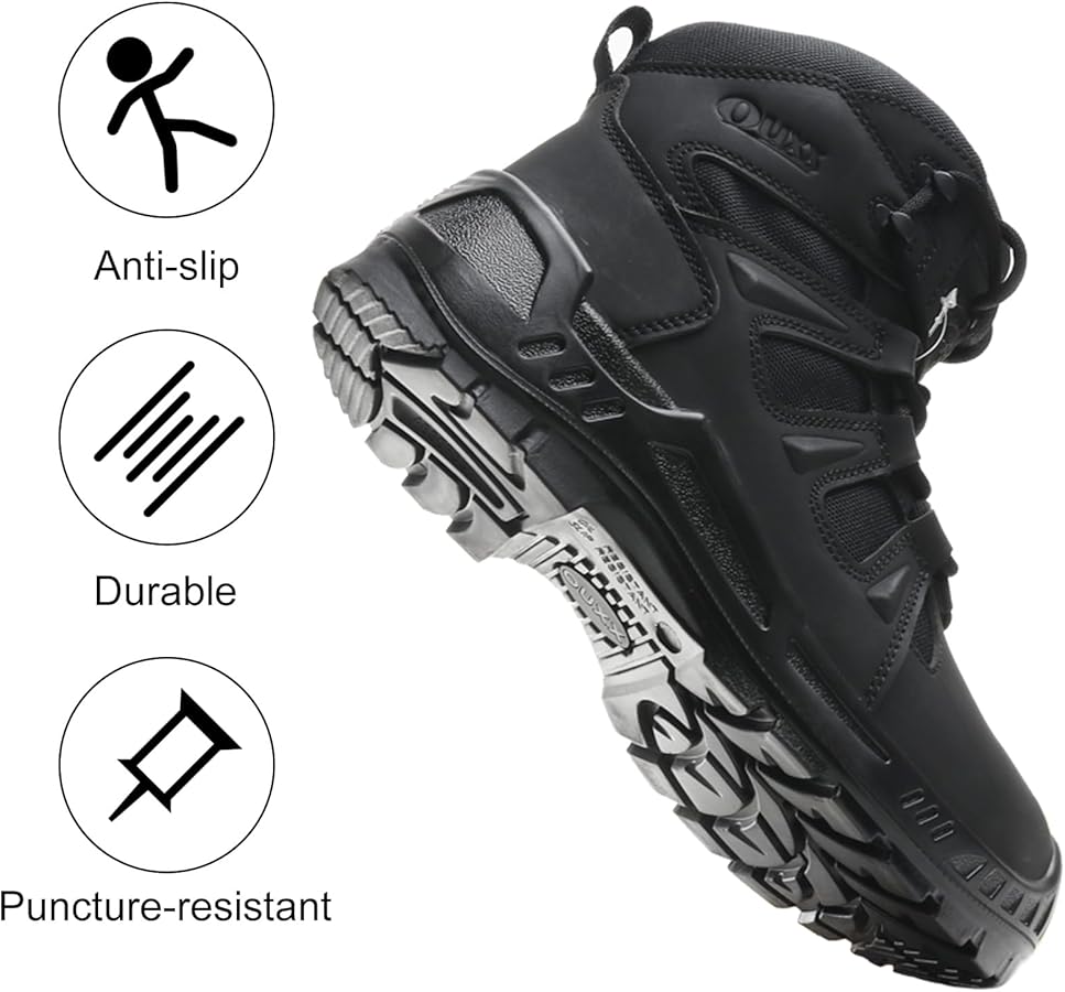 Amazon.com: OUXX Men's Waterproof Composite Toe Work Boots, 6 Inch