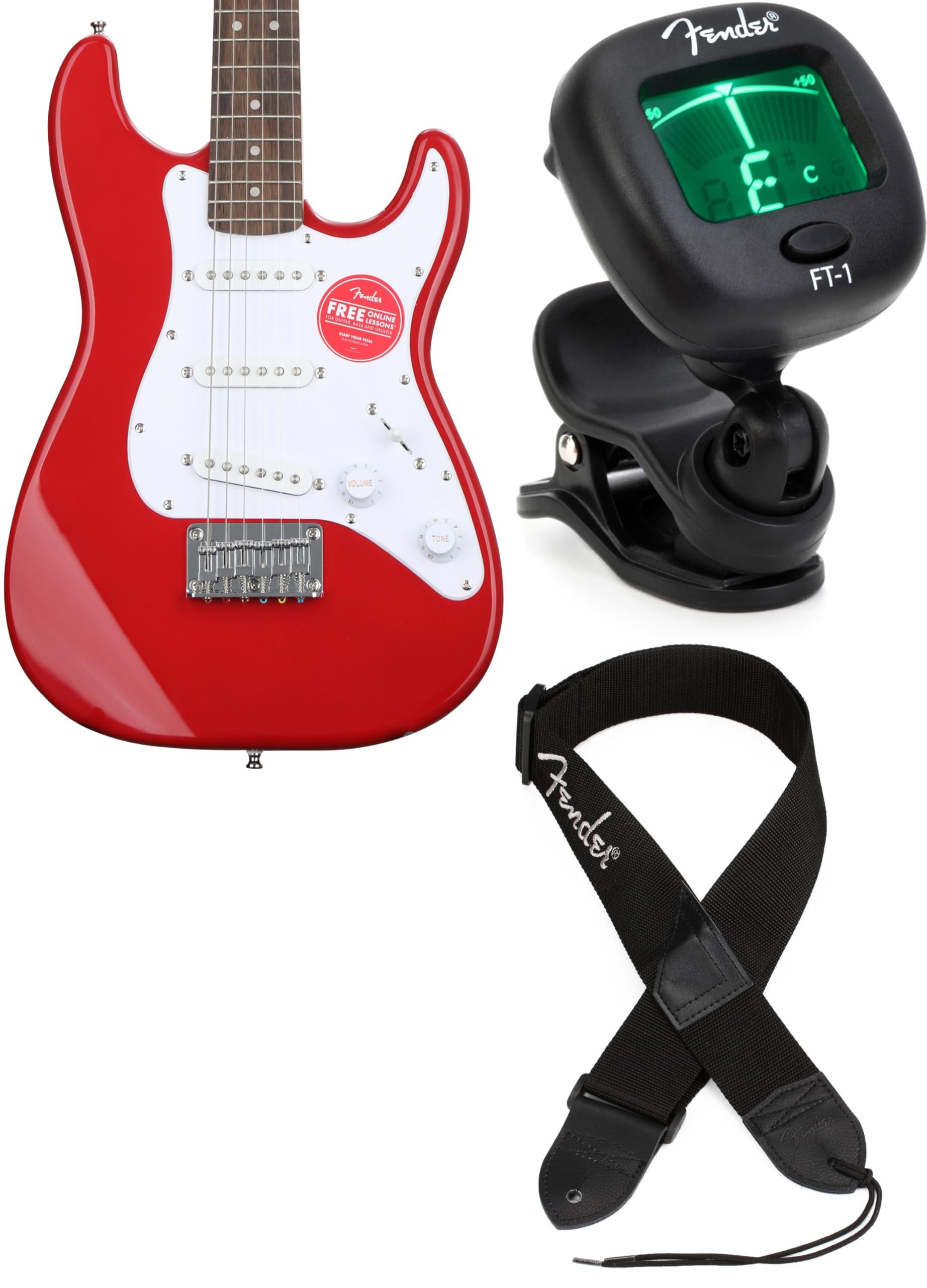 Amazon.com: Fender Squier Mini Stratocaster Electric Guitar