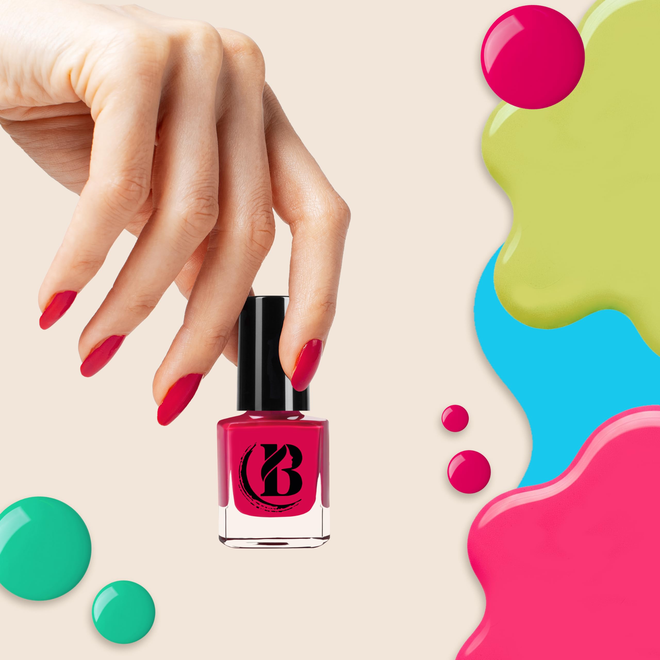 Splash 48 x Nail Polish Varnish Set 48 Different Modern Colours Quick Drying