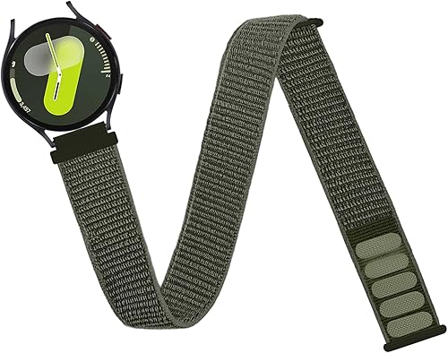 Miniatura 18 de Correa deportiva de 0.787 in para tobillo/brazo compatible con Samsung Galaxy Watch 7/6/5/4/FE de 1.732 in 1.575 in/Watch 5 Pro/Galaxy Watch 6 negro