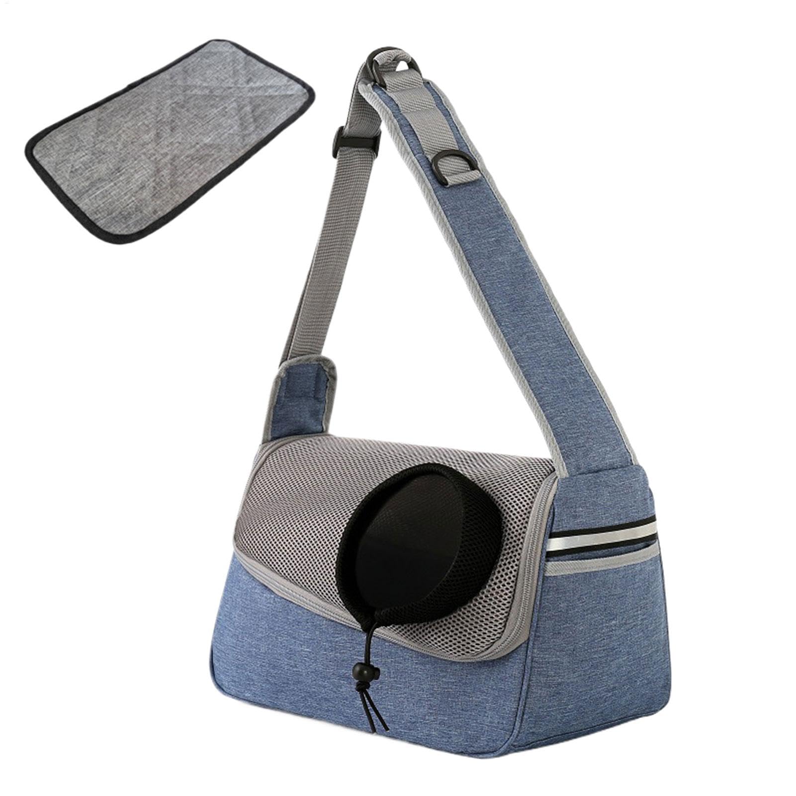 Pet Carrier - Transport Bag for Dogs, Carrier Bag for Small Animals, Shoulder Bag for Pets, Carry Bag for Dogs with Storage Compartment, Ventilated Travel Puppy Carrier for Kittens, Dogs