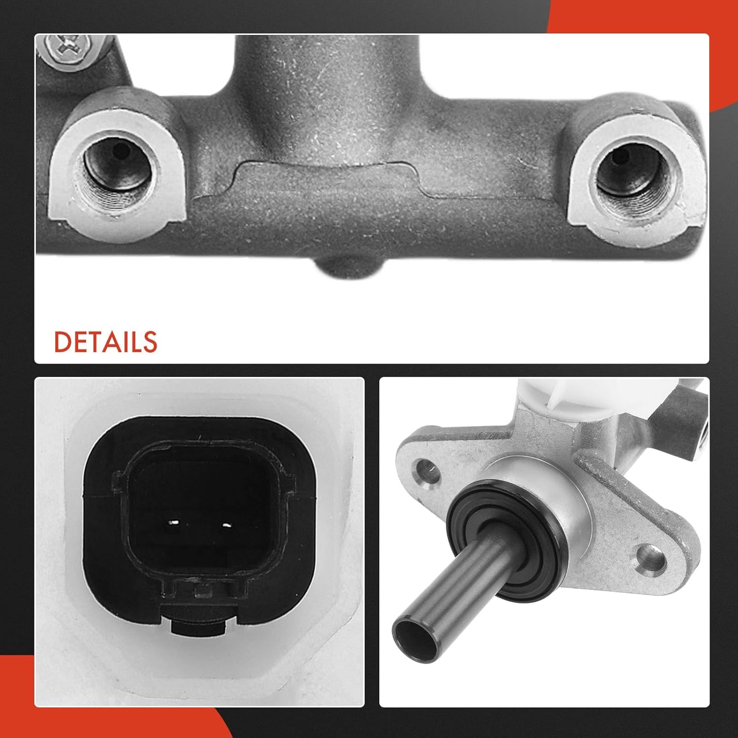 A-Premium Brake Master Cylinder with Reservoir and Cap Compatible with Acura and Honda Vehicles - Accord 2003-2004, TL 2004 - Replaces 46100SDBA02