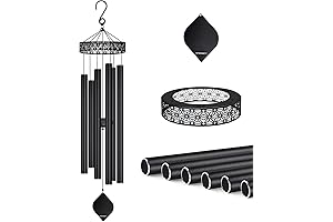 Symphony of Serenity: 50" Deep-Toned Wind Chimes for Outdoor Enchantments