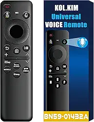 BN59-01432A Controle remoto universal por voz Smart TV operado por bateria compatível com controle remoto Samsung TV SEM célula solar Neo QLED 8K The Frame Crystal UHD CU8000 DU8000 M80B M70B M8 LS03C