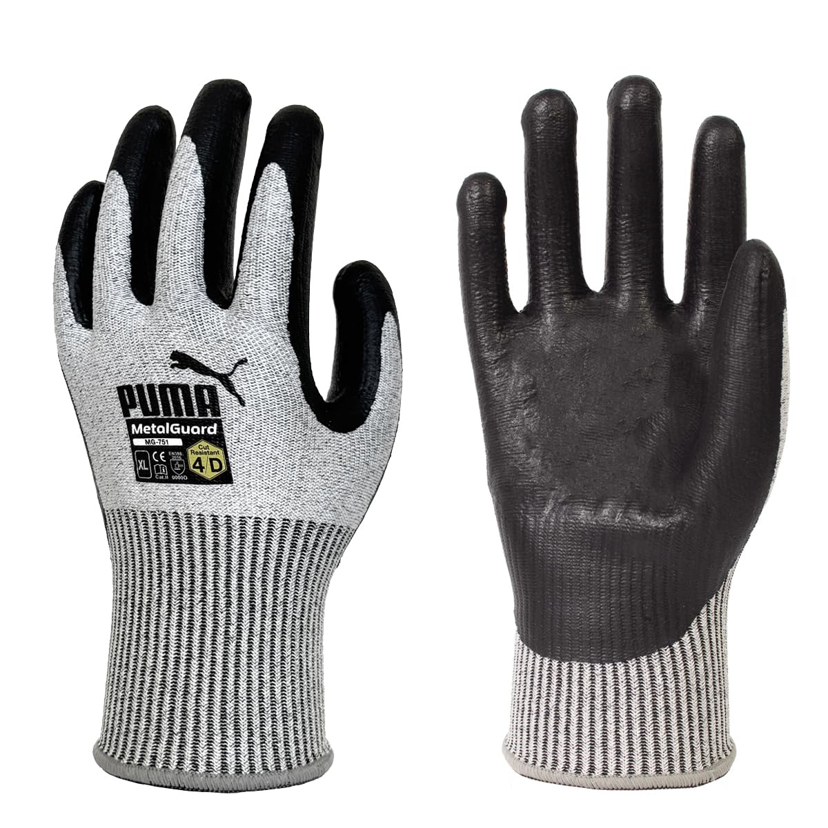 Amazon | [ユニワールド] PUMA 耐切創手袋 メタルガード 751