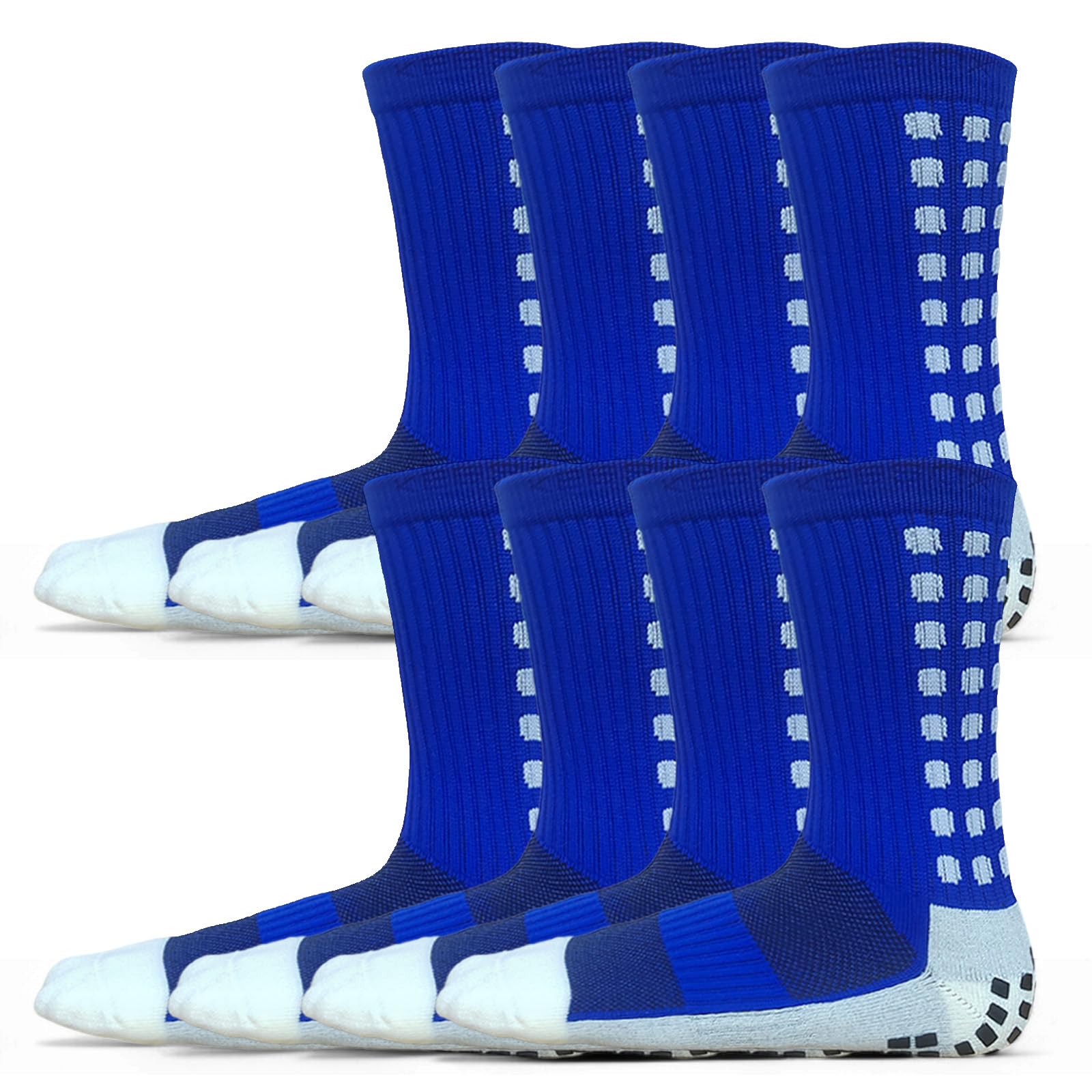 Anti Slip Soccer Grip Socks, 117 Silicone Dots Non Skid Football Socks