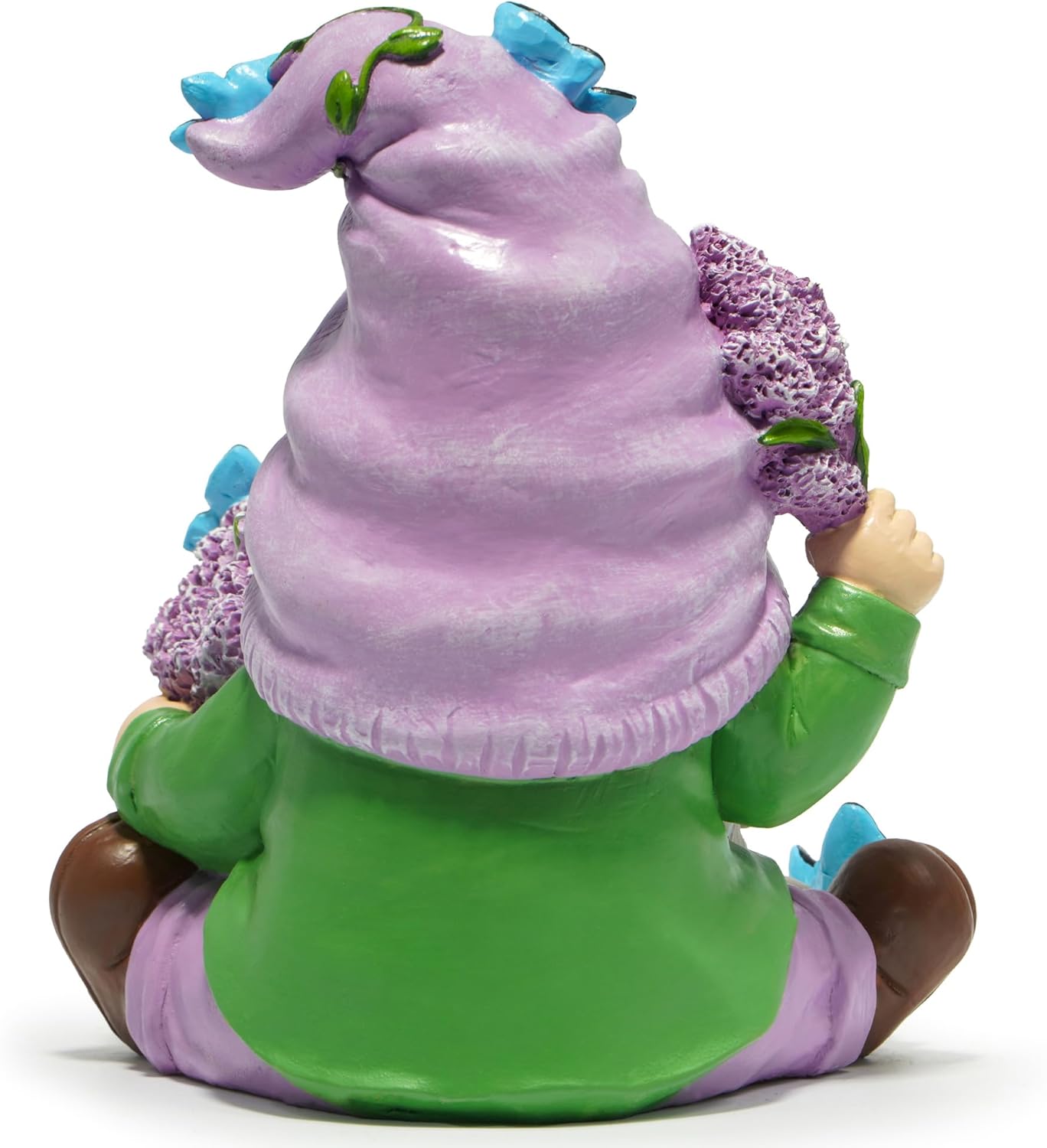 Hodao Spring Lavender Gnomes Decoration Lavender Elf Figurine Decor Spring Gnomes for Home, Porch, Garden Table Decor Warm Gifts for Mom, Grandma - Image 3