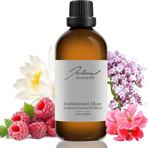 JCLOUD Aceite esencial sofisticado Allure inspirado en Hilton Hotel Colección de hotel - Aceite difusor de aromaterapia puro con jazmín y canela,