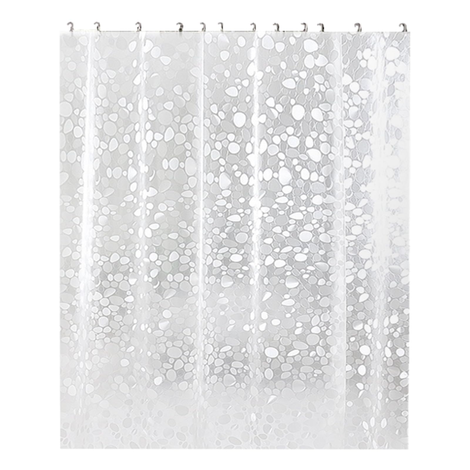 Rideau de douche PVC robuste motif floral 180 x 180 cm avec anneaux