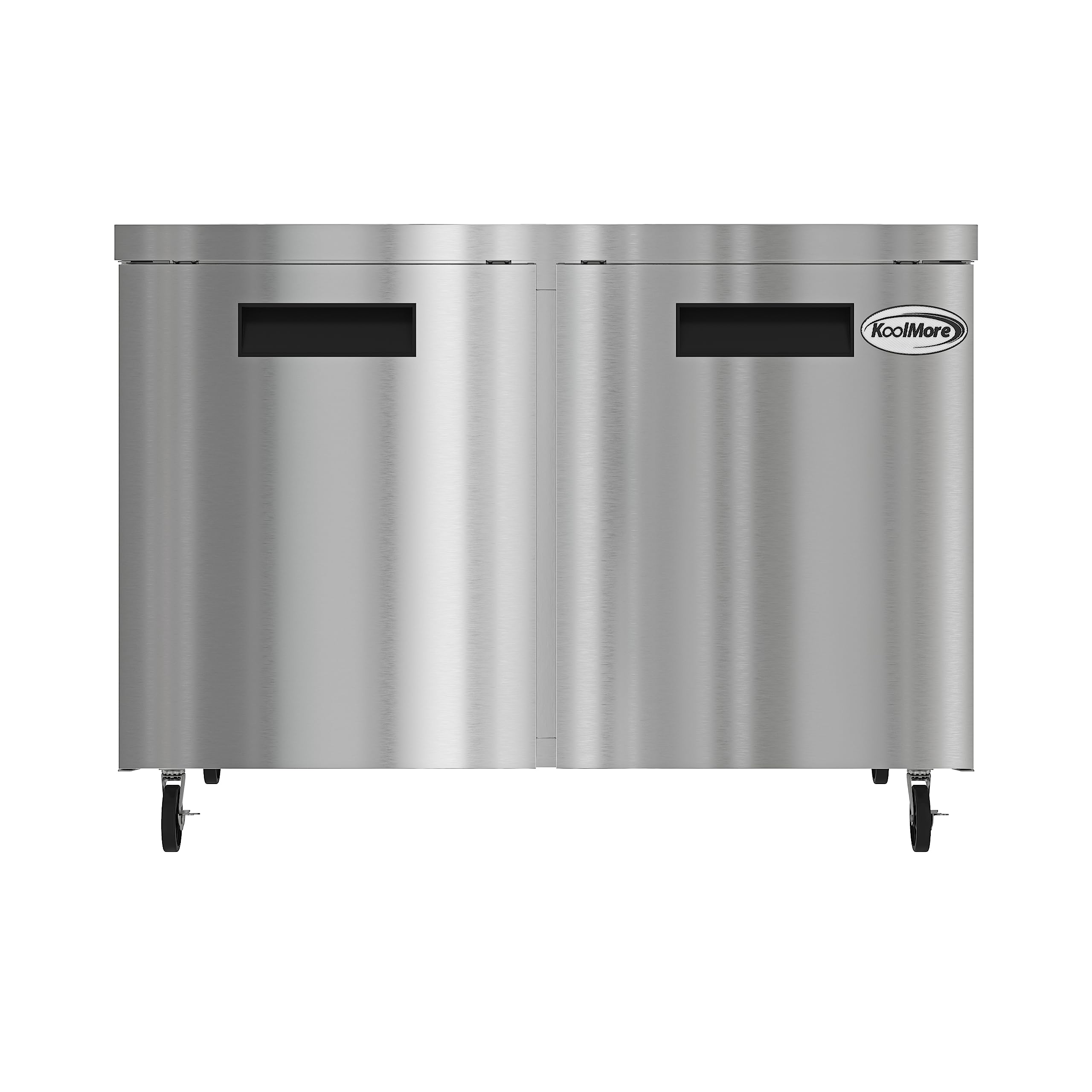 KoolMore KM-UCR-2DSS 11 cu ft Compact Fridge Stainless Steel