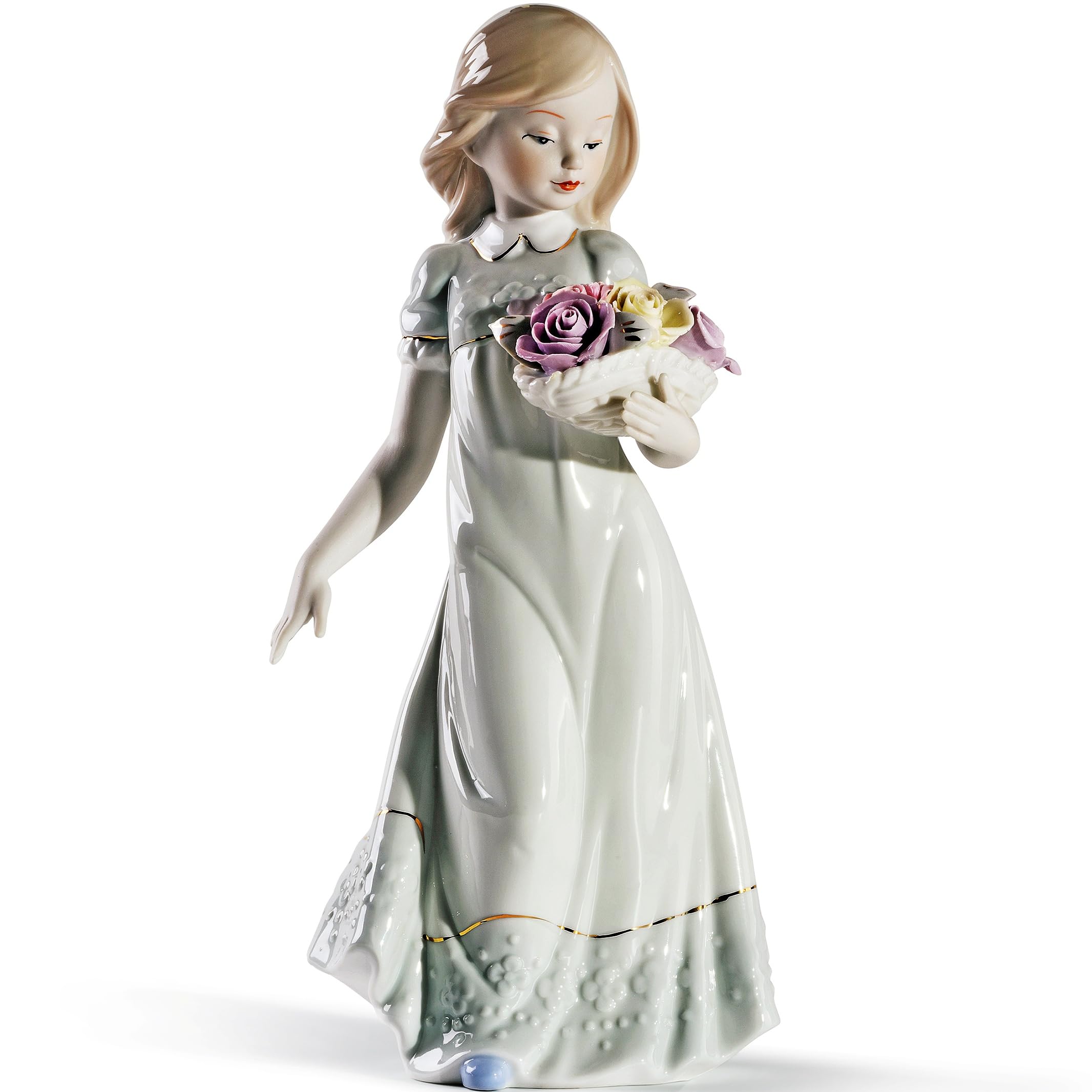 Vœux chaleureux incarnés dans une figurine en porcelaine pour célébrer l'amour véritable