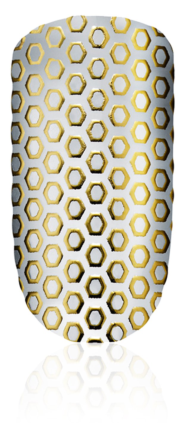 essie Original Nail Polish, Stickers, 12 Oh My Gold