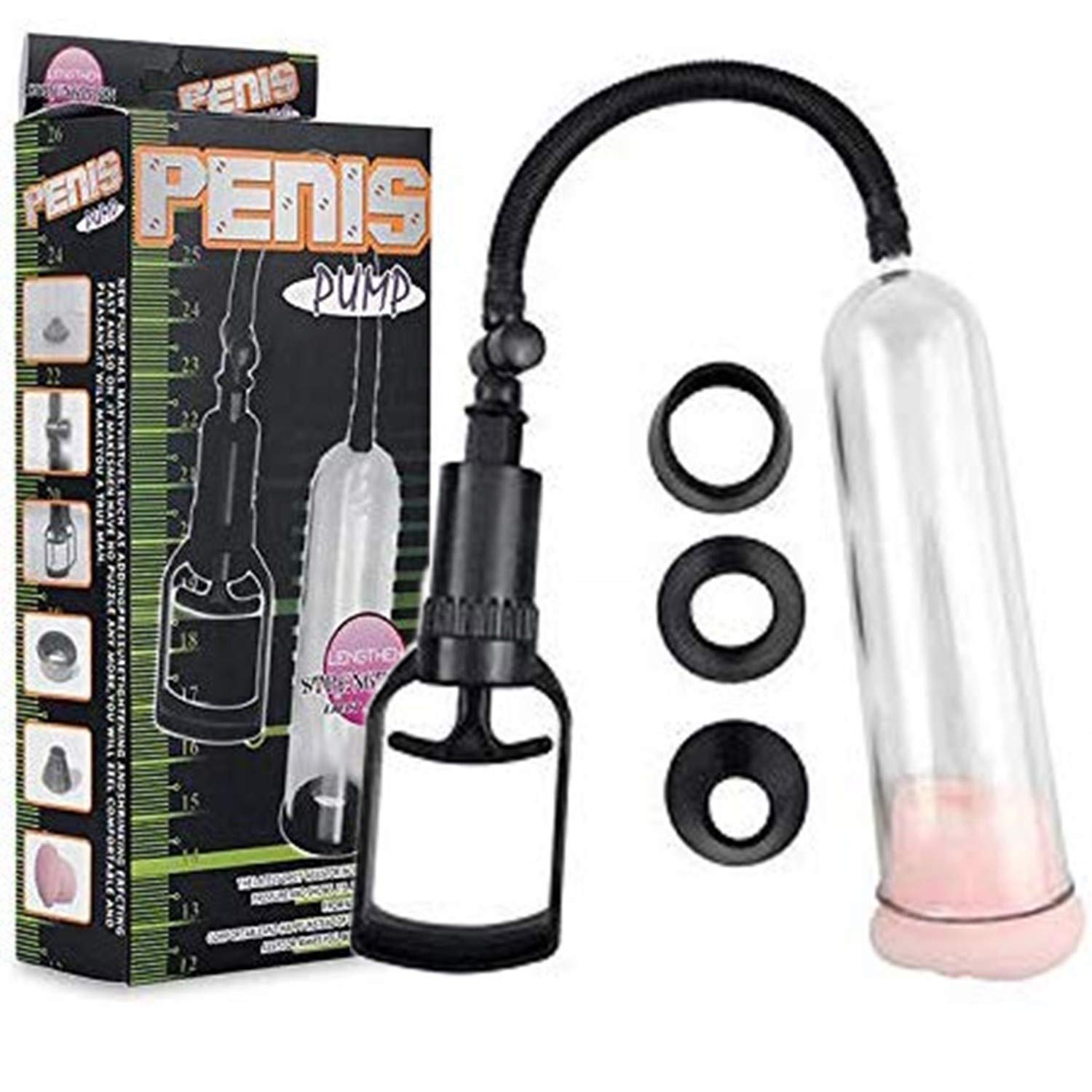 Male Enlarger Device for Growth of Up to 25% Length with Professional Integrated Gauge, Refund If You Donot Love It