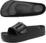 Women's Flat H-Strap Sandals Fashion Ladies Slide Sandals Comfortable Slip On EVA Slippers for Casual Summer,Sandales Pour Femmes