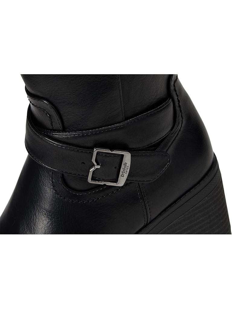 Black Dr. Scholl's Prairie Zip Tall Boots