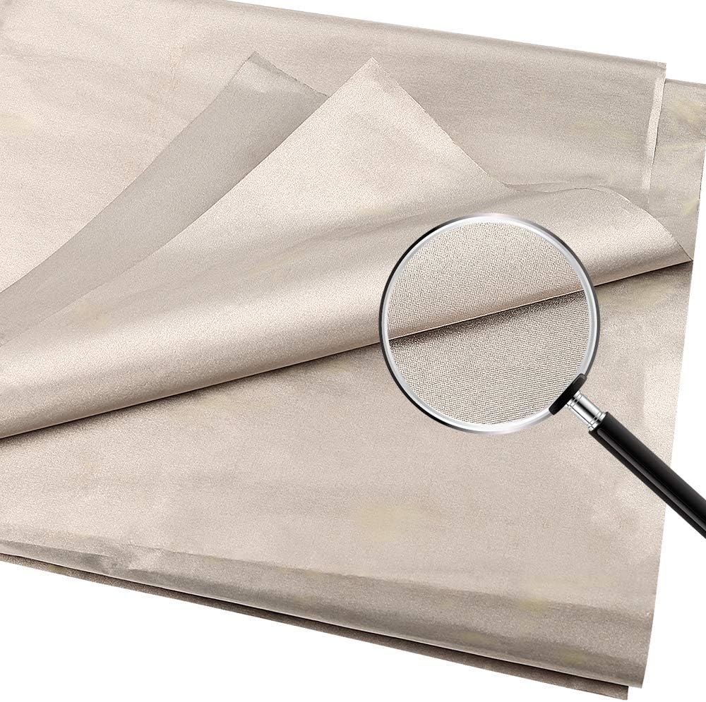 – Shielding Faraday Fabric 44in W x 18ft L! EMI, RF&RFID Shielding Fabric, Military Grade Certified Material Blocks Signals (WiFi, Cell)