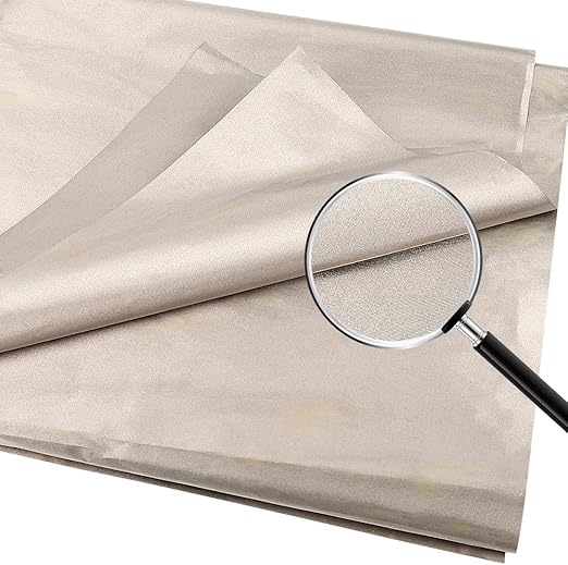 Shielding Faraday Fabric 44in W x 18ft L! EMI, RF&RFID Shielding Fabric, Military Grade Material Blocks Signals (WiFi, Cell)