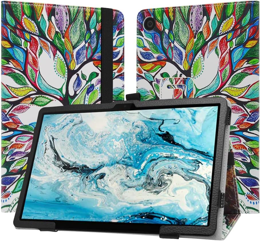 JRTAL Compatible with Lenovo Ideapad Duet 3 Chromebook 11 Case, Slim Fit Folio PU Leather Thin