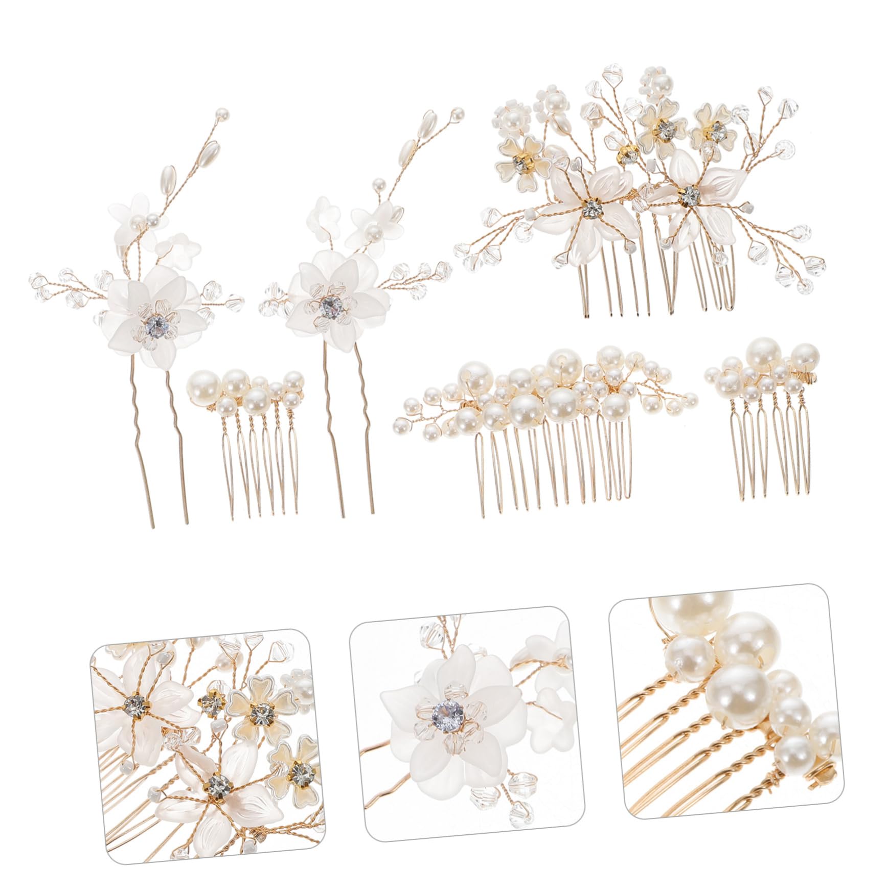 Didiseaon 24pièces Peignes à Pour Cheveux Accessoires De Mariage Élégants Et Chic Pour Et Événements Spéciaux
