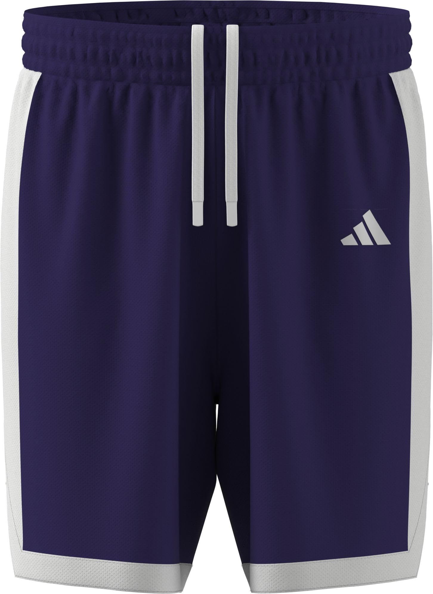 adidas Men's Mens Pulse Speed Bball Short Shorts, Team Colleg Purple/White, 3XL Tall