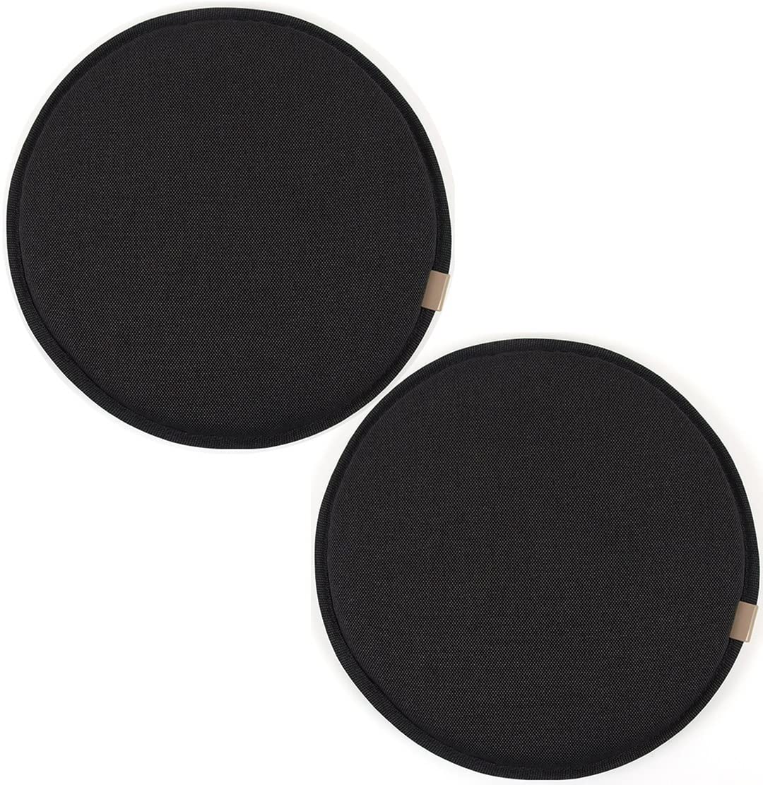 Round Stool Chair Cushions,Round Kitchen Dining Seat Pads with Ties 1/2/4 Pack Non Slip Cushions Pad for High Stool Chairs Bistro Bar Seat (Color : A, Size : 30 * 3cm(2packs))
