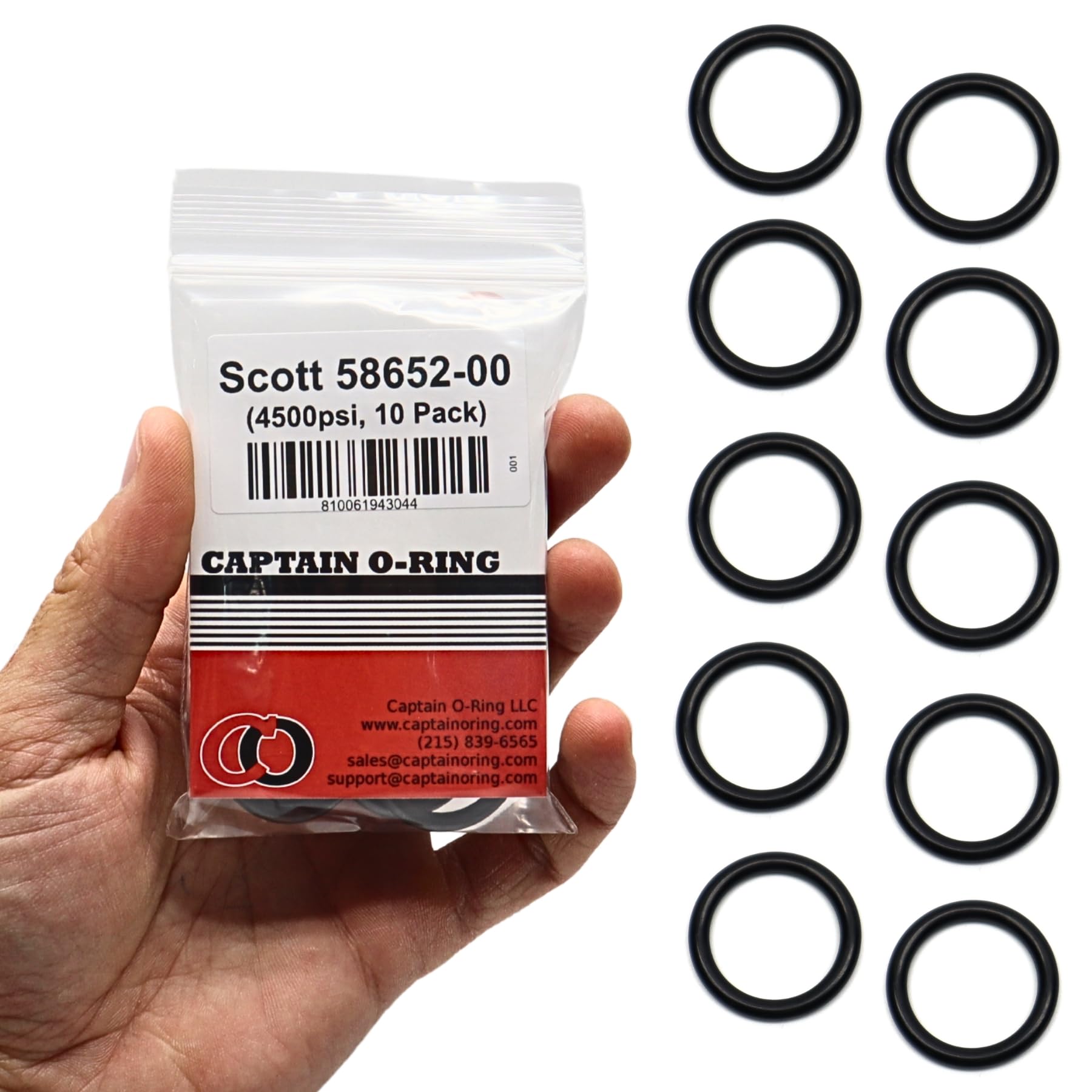 Captain O-Ring – Replacement 58652-00 O-Rings for Scott Sherwood