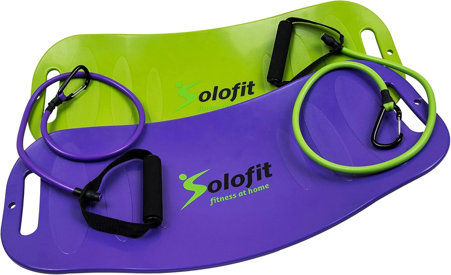 Balance Board with Resistance Bands - Fitness Board for Adults – The Abs Legs Core Workout Balancing Board - Ideal for Core Workout, Dancers, Ankle Workouts, Balancing Exercises,