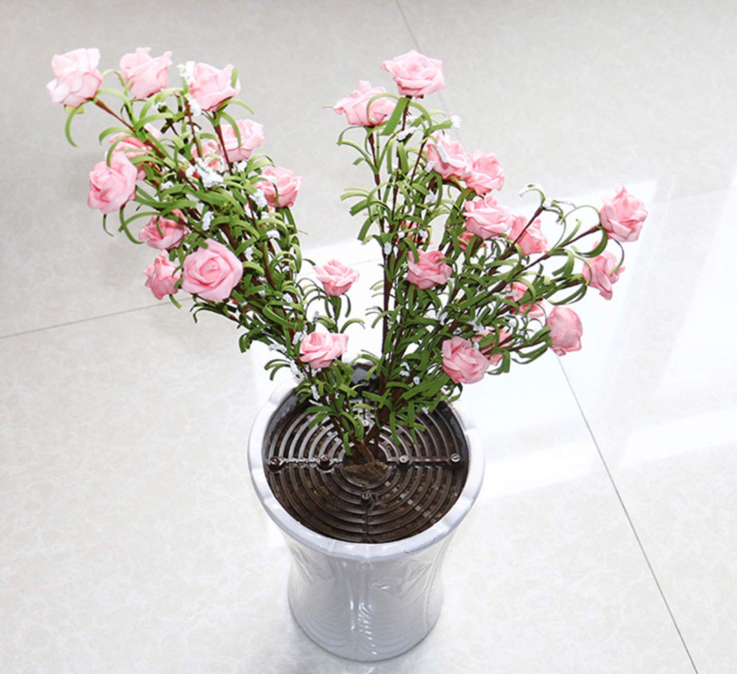 Yinong-EU Pot Protection pour Plantes, 52cm, Lot de 2, Marron