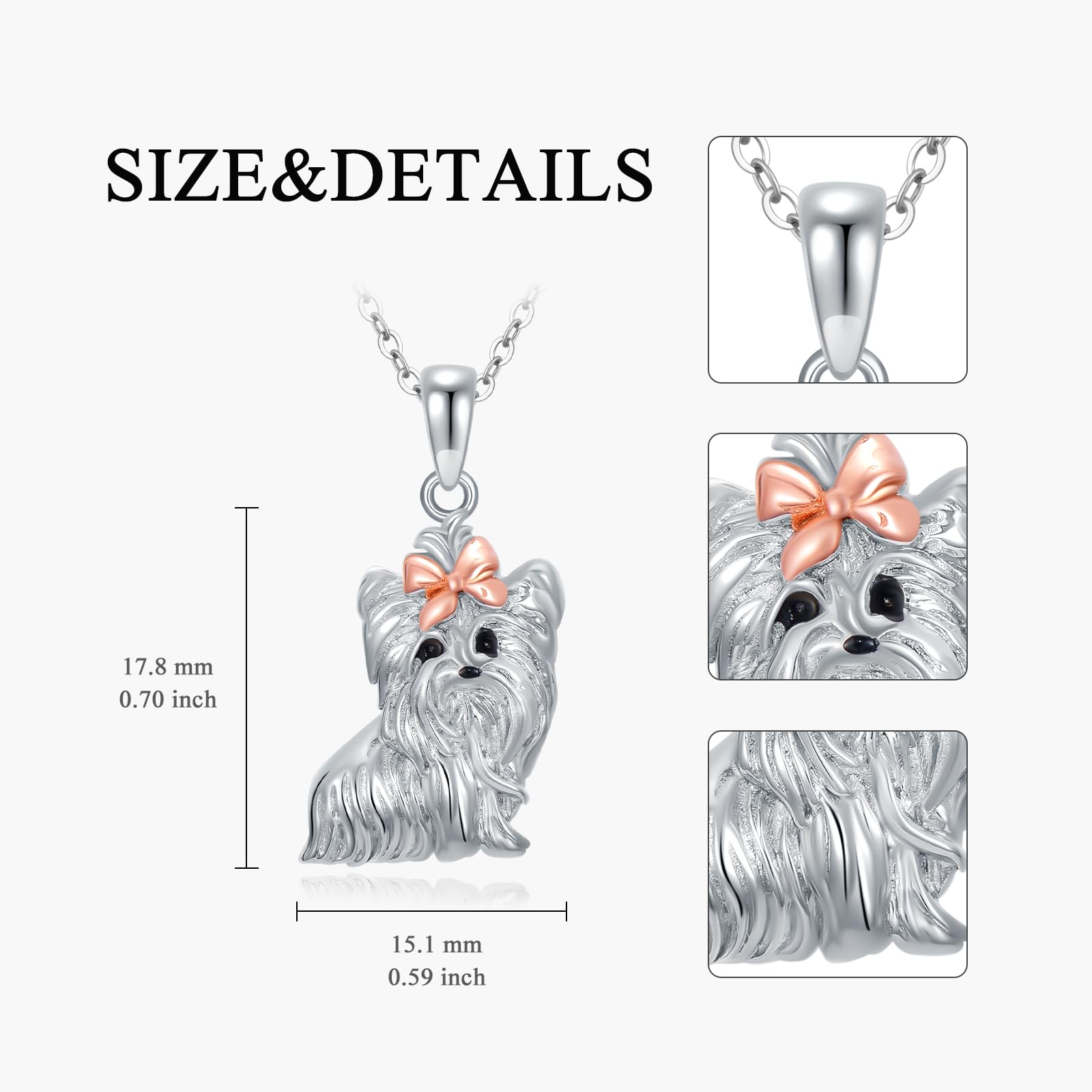 PROESS Highland Cow/Búhos/Mariposa/Colibrí/Rana/Ardilla/Panda Rojo/Nutria Colgante Collar Animal Joyería Regalos para Mujer Niña Madre Hija