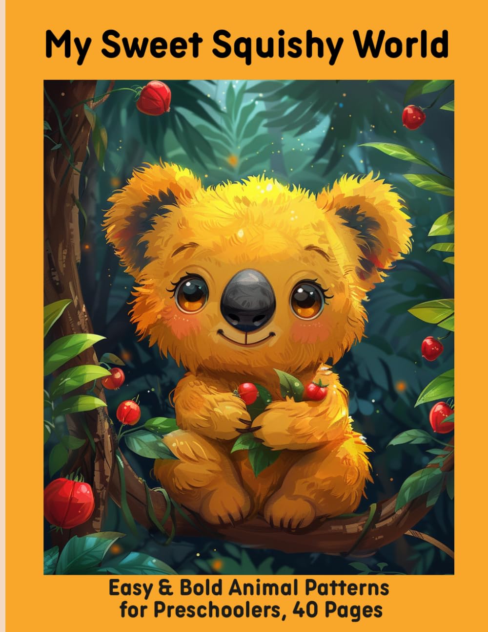 My Sweet Squishy World: Easy & Bold Animal Patterns for Preschoolers, 40 Pages