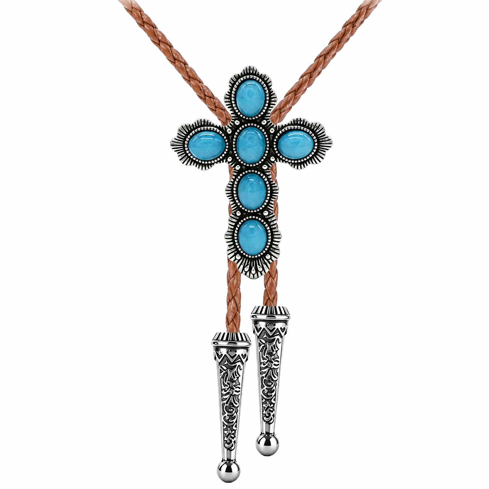 Jeilwiy Bolo Tie for Men Cowboy Ties Western Bolo Tie Necklace for Women
