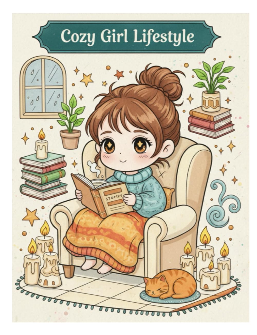 Cozy girl lifestyle