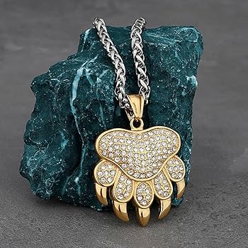 ヒグマの爪　マクラメ　ペンダントトップ　熊の爪　ベアクロー 即購入❌・ハンドメイド】熊の爪 ベアクロー シトリン マクラメ