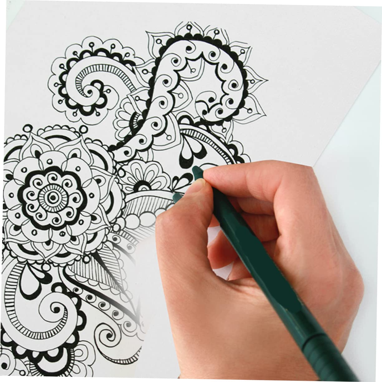 SHINEOFI Papier Aquarelle Blanc 2 Paquets 100 Feuilles Papier à Dessin Épais Format 16k pour Garçon et Filles pour Graffiti et Usage Scolaire