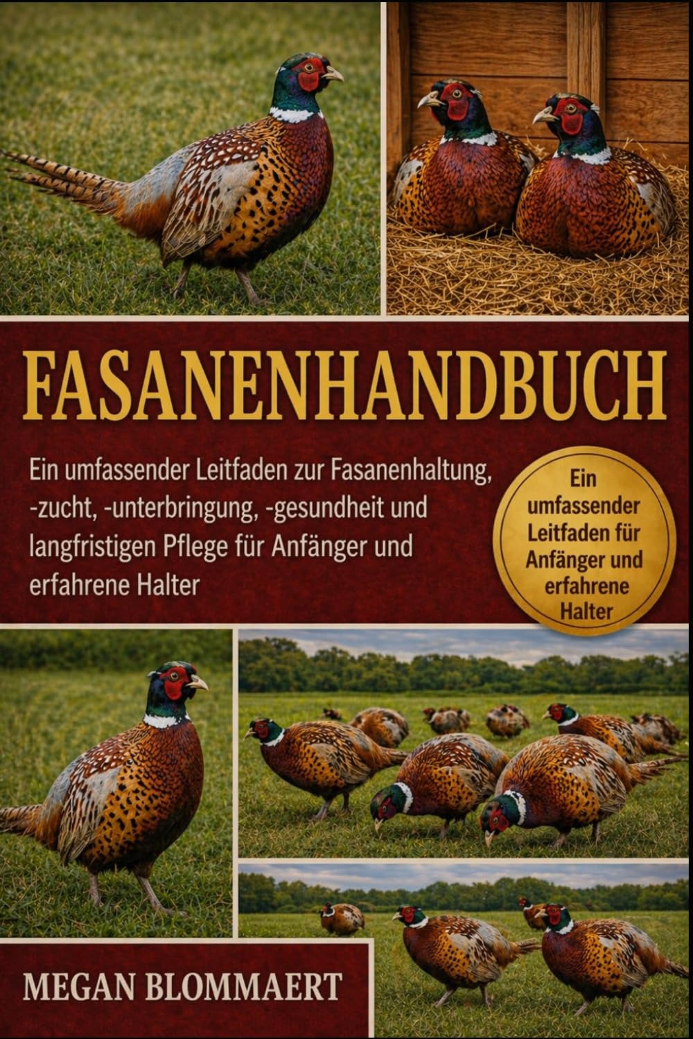 FASANENHANDBUCH: Ein umfassender Leitfaden zur Fasanenhaltung, -zucht, -unterbringung, -gesundheit und langfristigen Pflege für Anfänger und erfahrene Halter