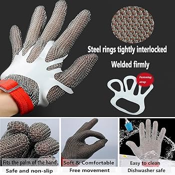 腕用鎖かたびら　ステンレス製　チェーンメイル　　手甲　防犯　籠手　鉄甲 ステンレス製 鎖かたびら 帷子 チェーンメイル - メルカリ