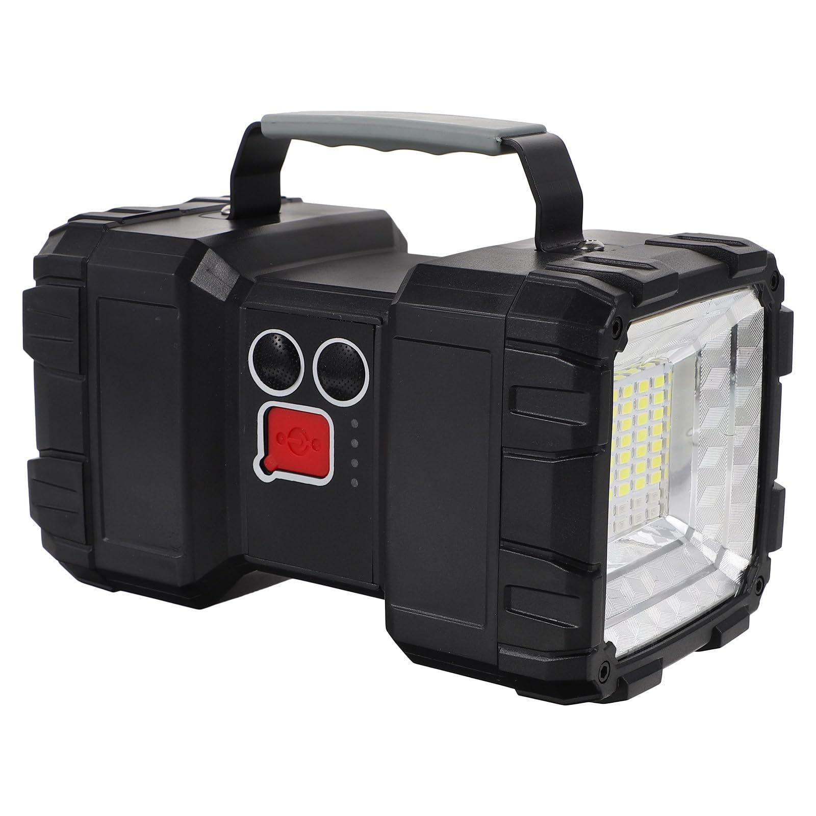 GALPADA Faretto Portatile Ricaricabile LED Alta Potenza Display Batteria e 3 Modalità Luce per Uso Esterno Ipx4 in Abs, Torcia Potente per Campeggio e Lavoro