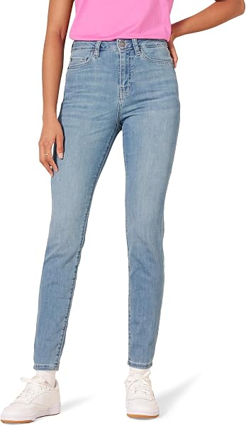 Amazon Essentials Women's High-Rise Skinny Stretch Jeans