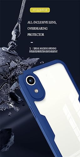 Miniatura 4 de Funda transparente para Samsung Galaxy A03 Core con protector de pantalla, transparente, delgada y delgada, cubierta protectora de cuerpo completo,