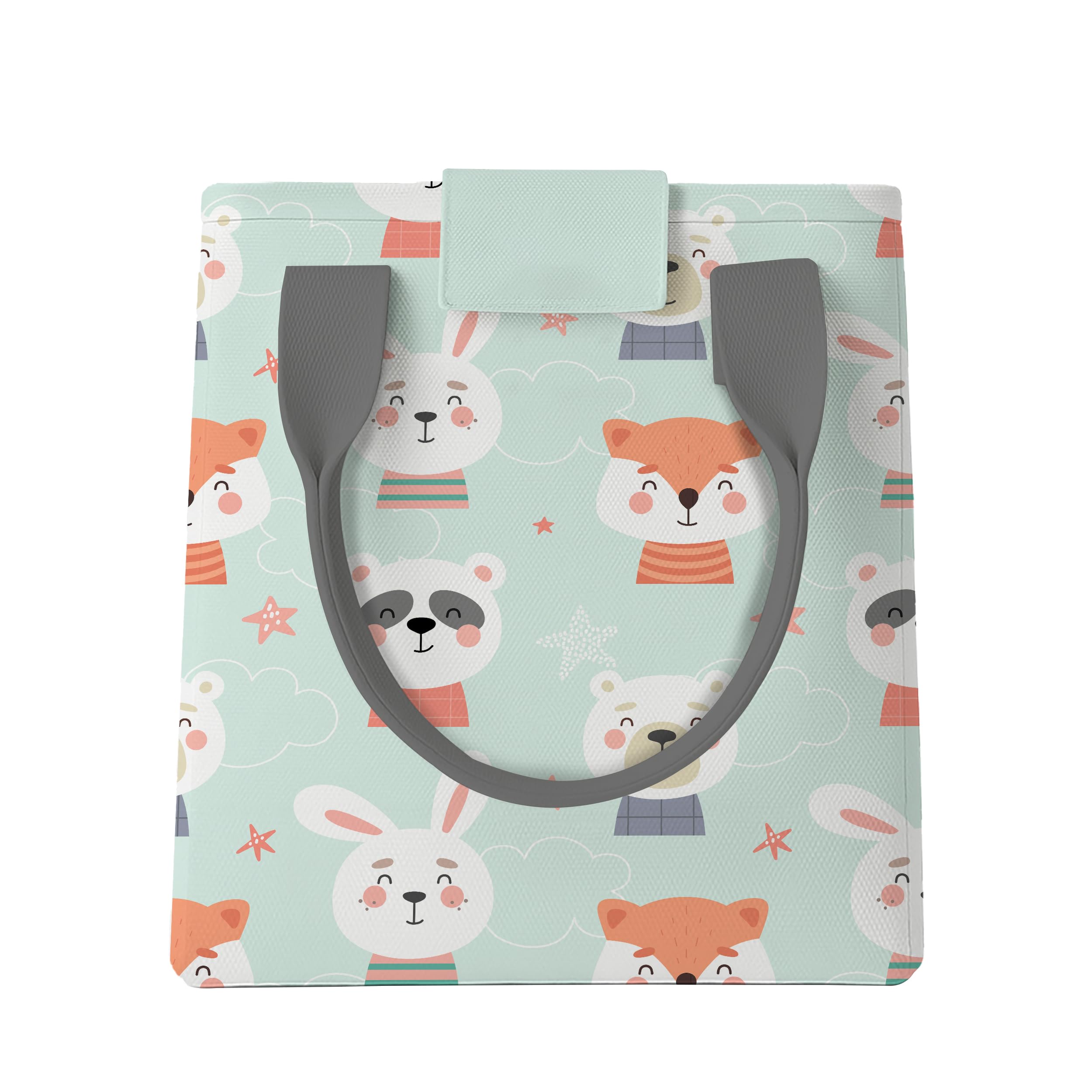 Purple Tree Insulated Lunch Bags - Bunny & Fox -1 Purple Tree Insulated Lunch Bags - Bunny & Fox -1