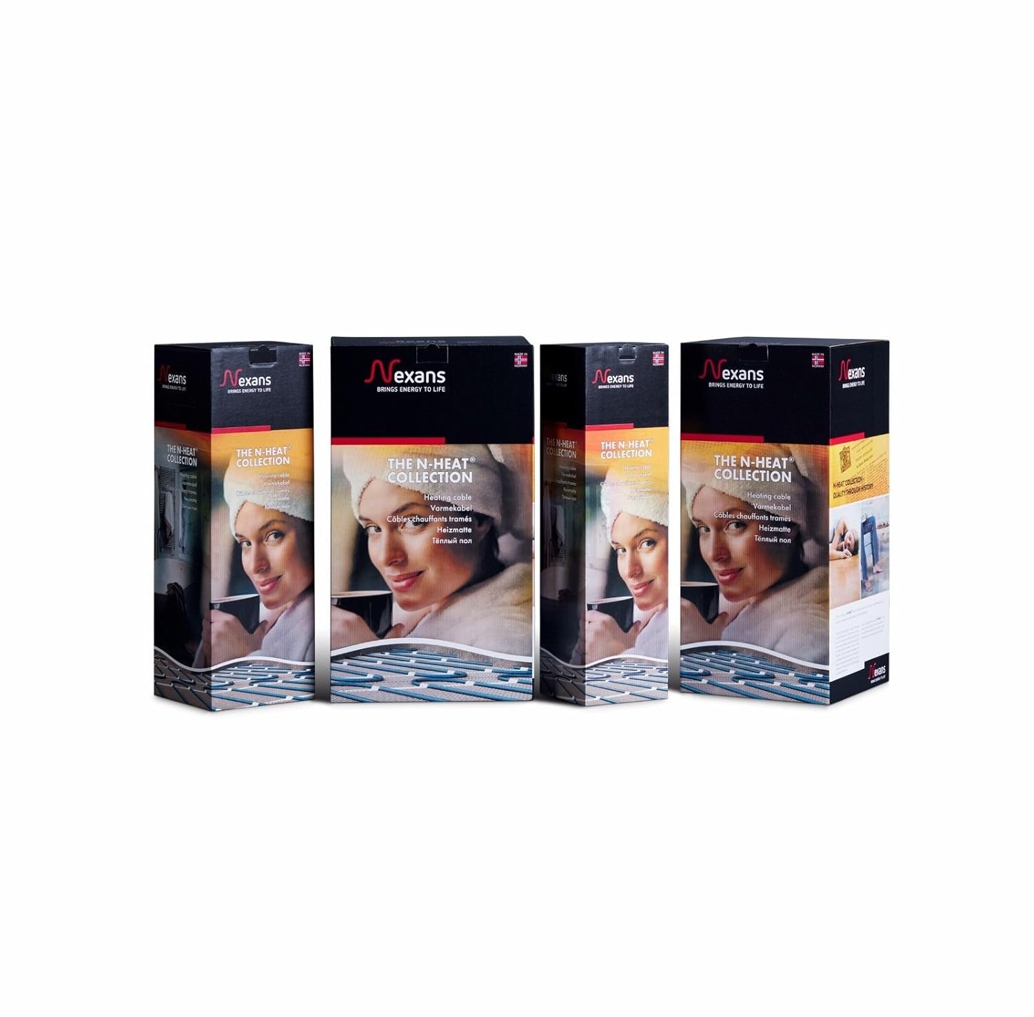 Nexans millimat/100 N-HEAT heating mat unrolled