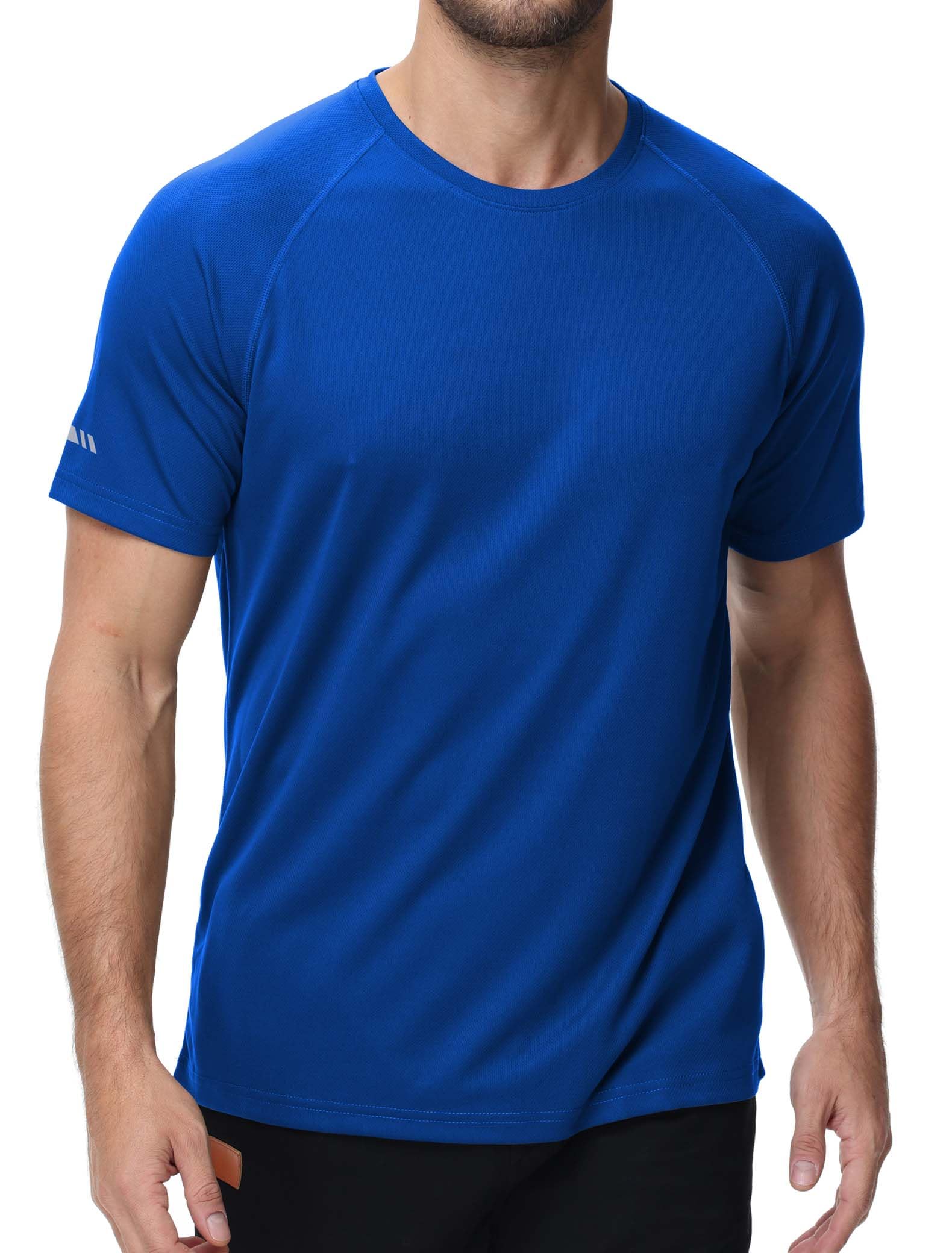 3 Pack T-Shirt Sportiva Uomo - Traspirante, Asciugatura Rapida per Allenamento, Corsa - Maglietta Manica Corta Multi Pezzi