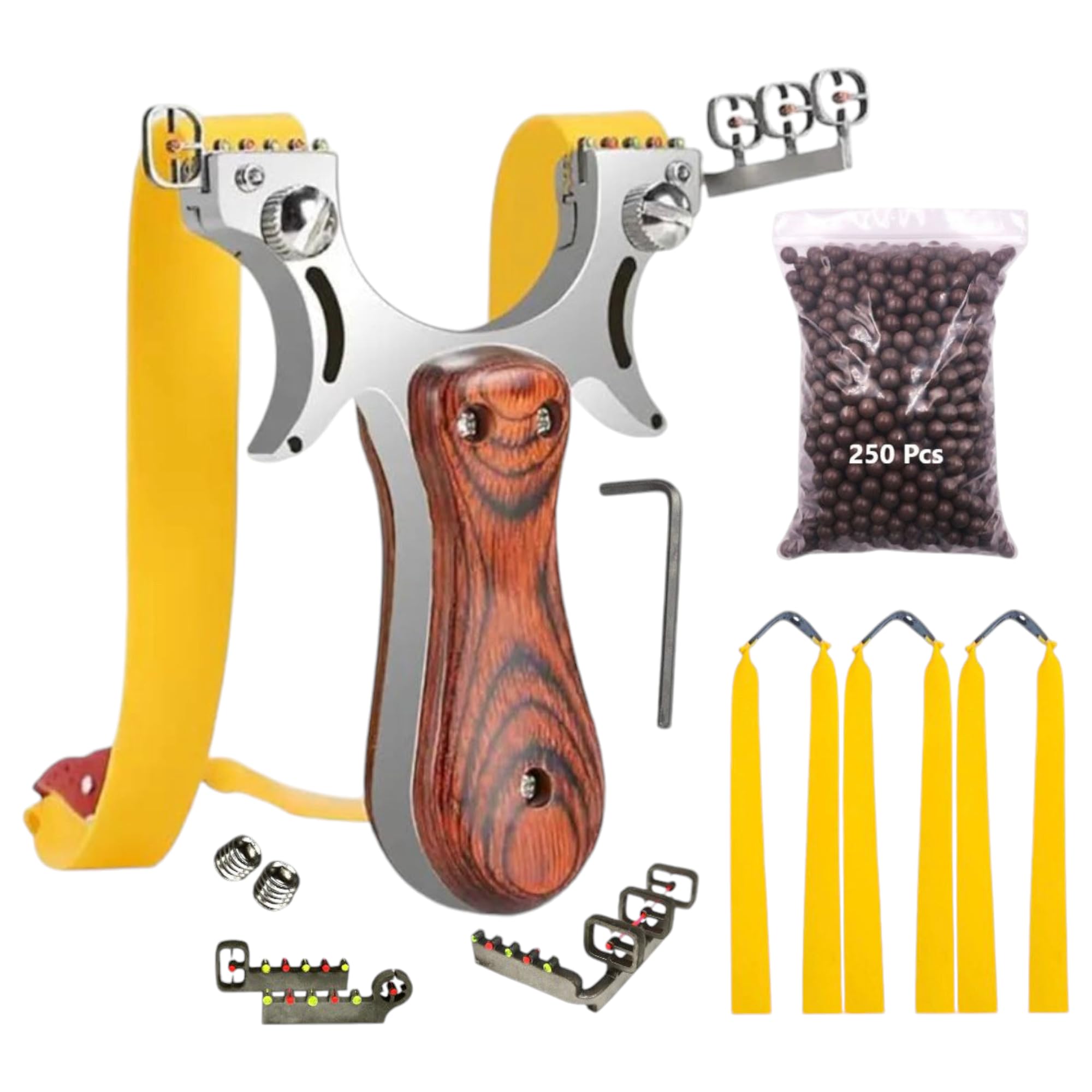 Marksman® Stainless Steel Wooden Slingshot for Adults Outdoor Toys Games (B0CHWKFBD7) Amazon Price History, Amazon Price Tracker
