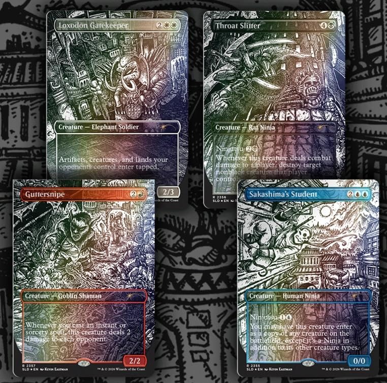 MTG Secret Lair Featuring: Kevin Eastman (Inks) (Foil Edition)