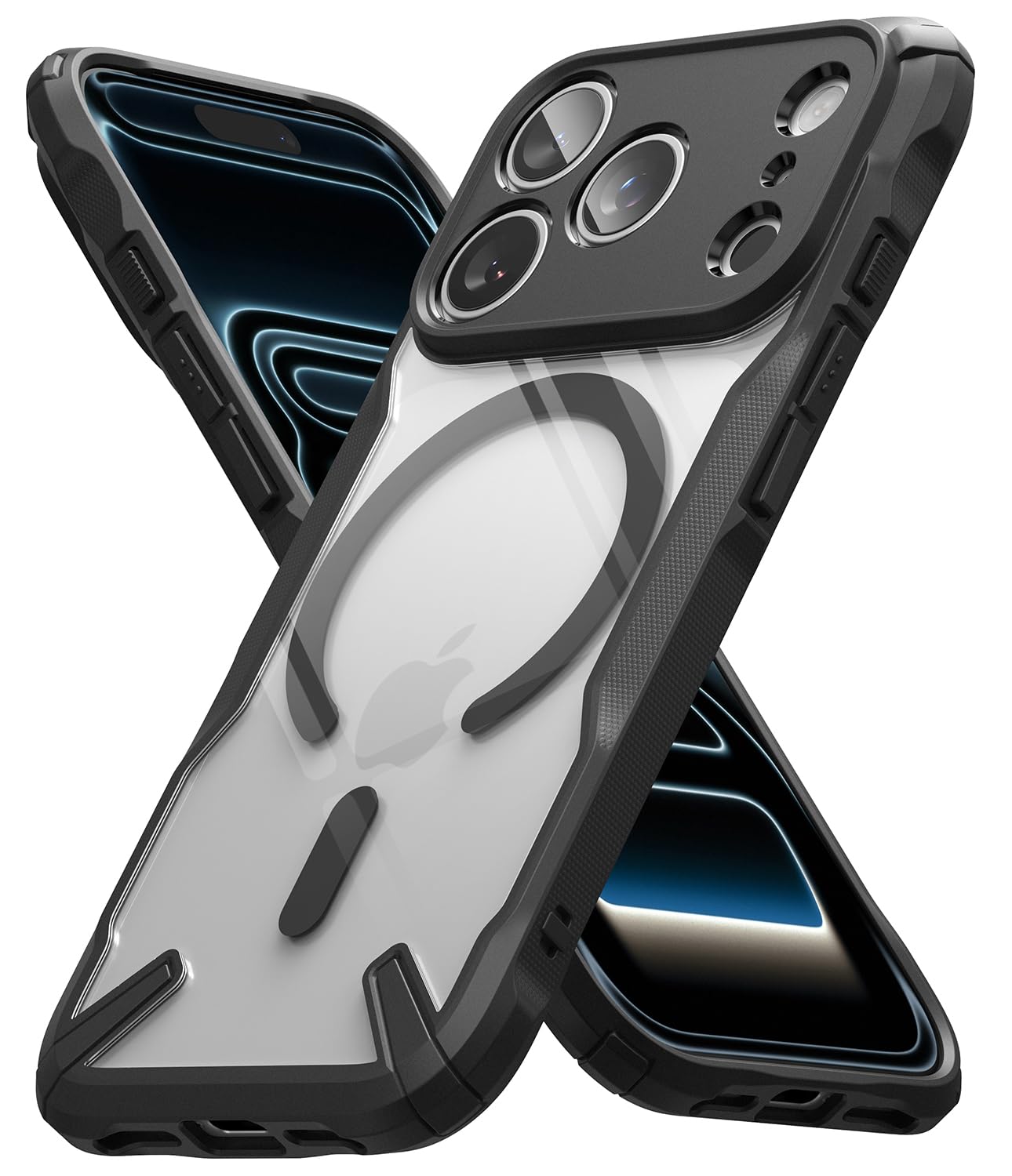 Ringke for iPhone 18 Pro / 17 Pro Case Back Cover [Fusion-X Magnetic Black]
