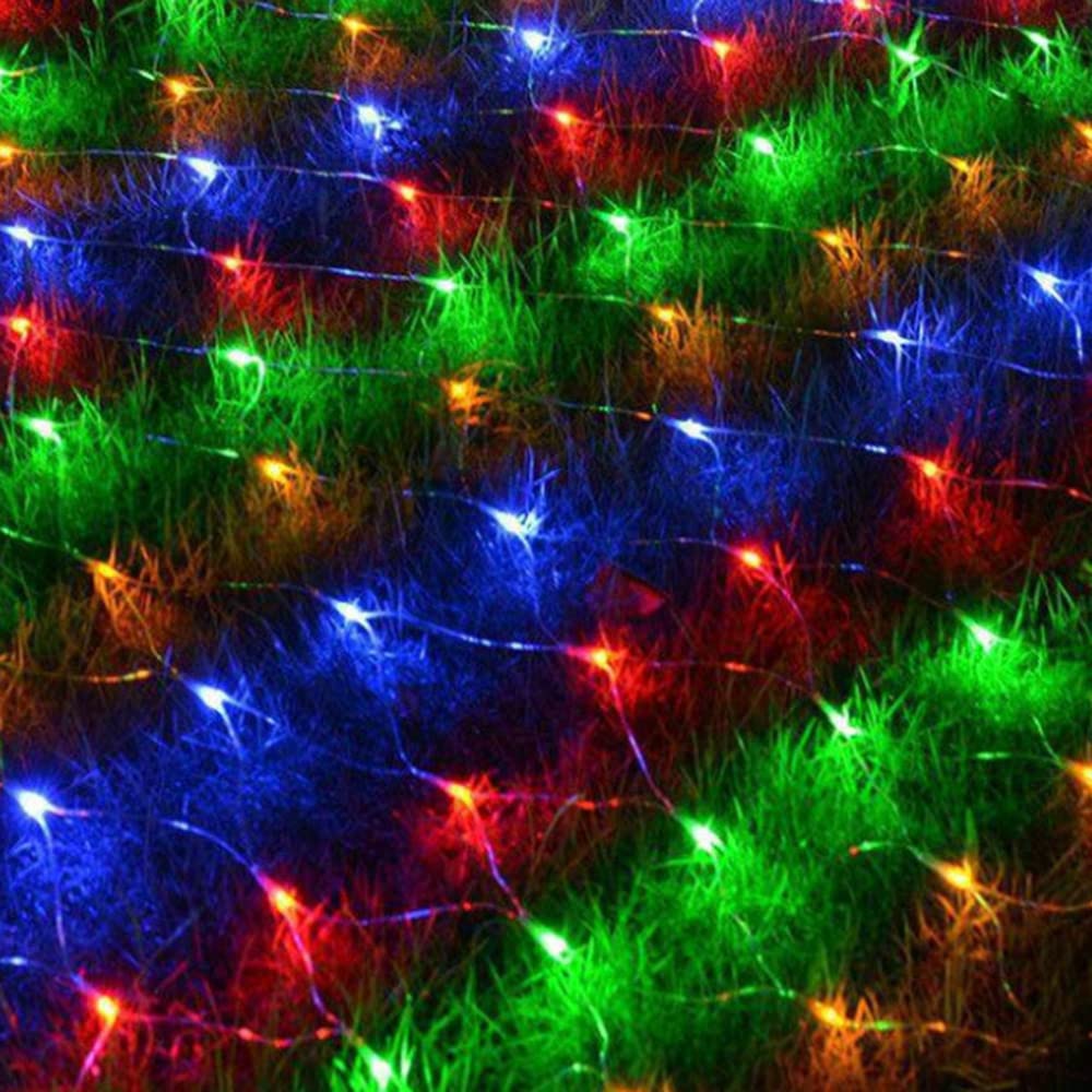 Net Lights Outdoor Solar Garden Mesh Lights 6x4M Outside Tree Lights Solar Powerd Bushes Net Lights Waterproof with 8 Modes for Gazebo Lawn Halloween Decor Color 6x4m Solar Net Light