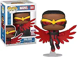 Funko POP! Marvel: Falcon 881 (2021 Summer Convention Virtual Funkon Shared Exclusive)